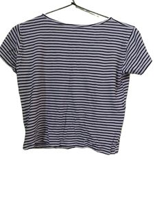 Striped Tom And Jerry Casual Crop Top