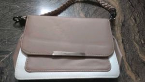 Stylish Two-Tone Crossbody Bag