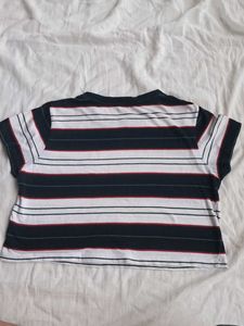 Striped Round Neck T-Shirt