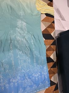 Ombre Chikankari Kurta