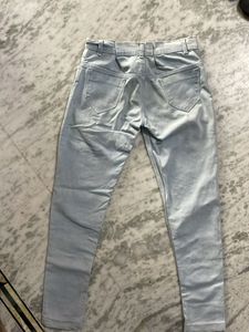 Ripped Light Wash Denim Jeans