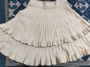 Tiered Knit Skirt