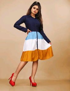 Multi Colour Dress For Summer.. Limited Deal