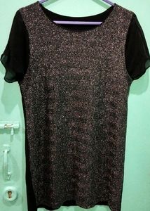 Sparkly Black Party Top