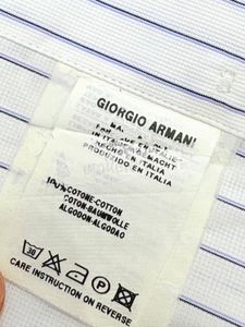 Authentic Emporio Armani Striped Dress Shirt