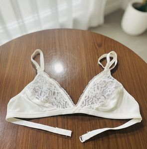 White Lace Detail Bra
