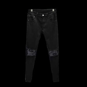 Black Distressed Jeans