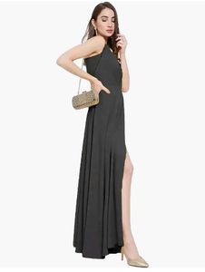 Elegant Black Wrap Dress