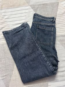 Stylish Black Cargo Jeans