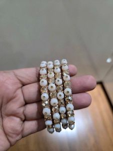 Set of 4 Beaded Bangles