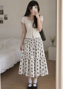 Floral Midi Skirt