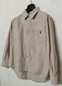 Men's Casual Button-Down Crop Shirt