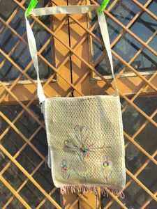 🌻Handmade Embroidered Sling Bag