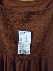 Elegant Brown Dress