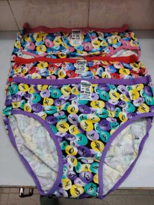 3-Pack Women's Colorful Printed Panties