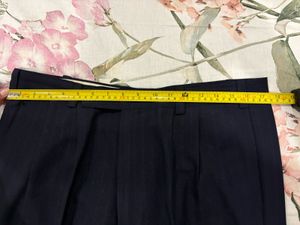 Men's Navy Striped Suit