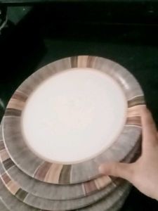Set of 6 Elegant Dinner Plates