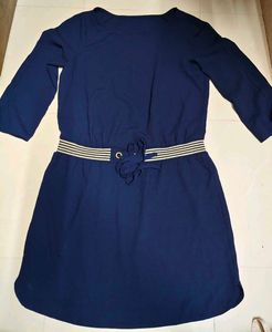 Navy Blue Casual Dress