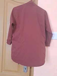 Maroon Button-Up shirt