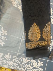 Elegant Black Embroidered Kurta Set