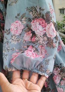 Ruby Sky floral Geogrette Dress
