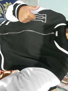 Black and White Varsity Jacket