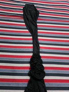 Ready to wear saree with black Sequin Blouse