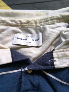 Men's Striped Polo T-Shirt