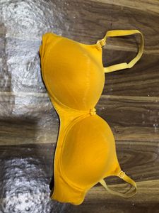 Yellow Padded Bra