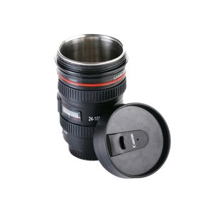 CAMERA LENS SHAPED COFFEE MUG FLASK