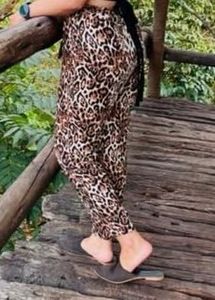 Animal Print Pants