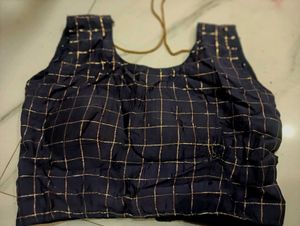 Stylish Navy Blue Blouse