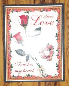 Wall Hanging Love Photo