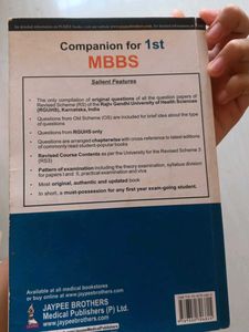 Companion for 1st MBBS Book