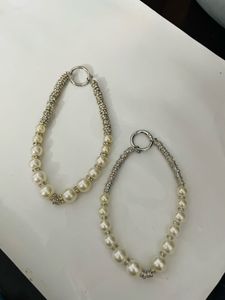 Pearl & Rhinestone phone & bag charm