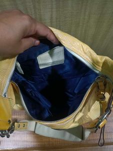 Coach Yellow Patent Leather Hobo Bag