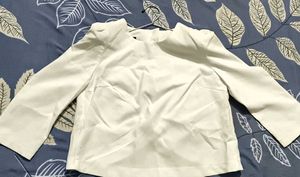 Elegant White Cropped Top