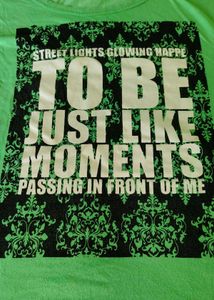 Graphic Print Green T-Shirt