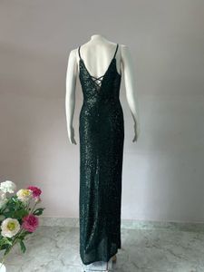 Sparkling Sequin green gown