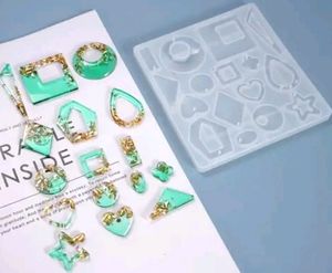 Trading Eyerring Resin Moulds Silicon Leave penden