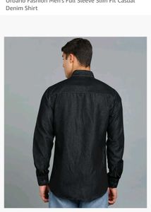 CARBONN CLOTH Men's Dark Wash Denim Shirt