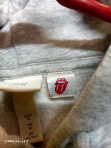 Rolling Stones cropped Hoodie