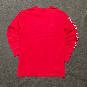 USPA Bold Red Graphic Long Sleeve T-Shirt