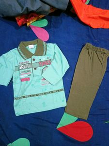 Unused Tshirt And Pant Set