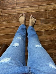 Distressed Denim Jeans