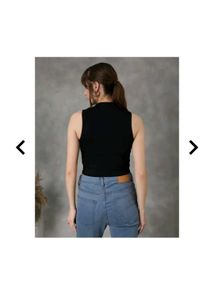 Sleeveless Mock Neck Crop Top