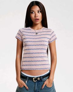 Striped Cropped T-Shirt