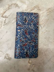 Royal Blue Paisley Print Wallet