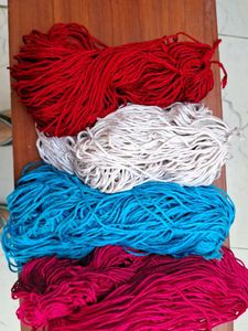 combo of Colorful Yarn Bundles