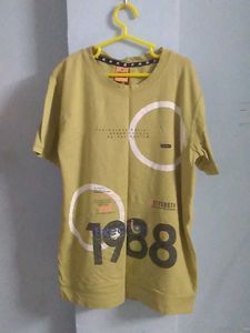 Olive Green Graphic Tee